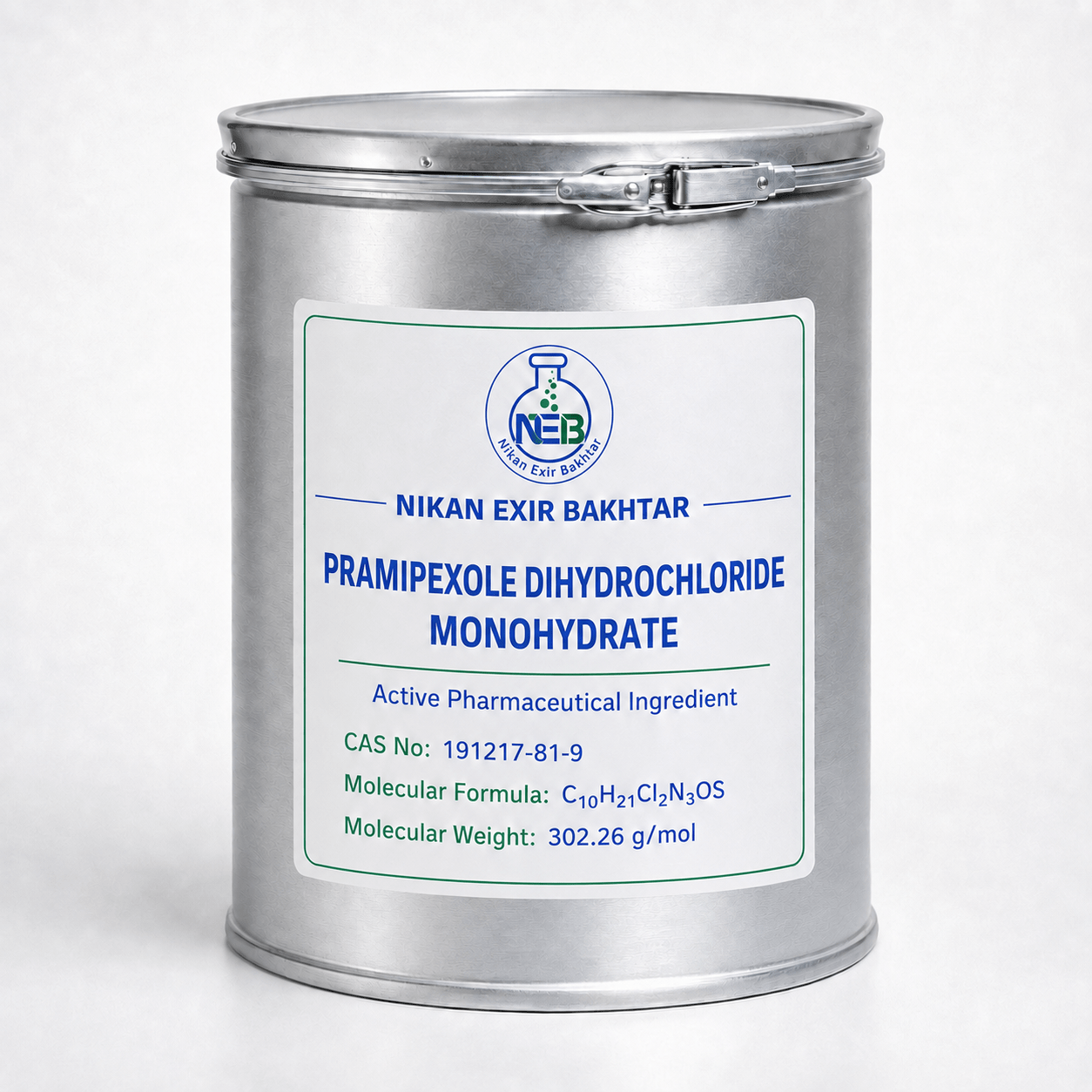 nikan-pramipexole-dihydrochloride-api-drum